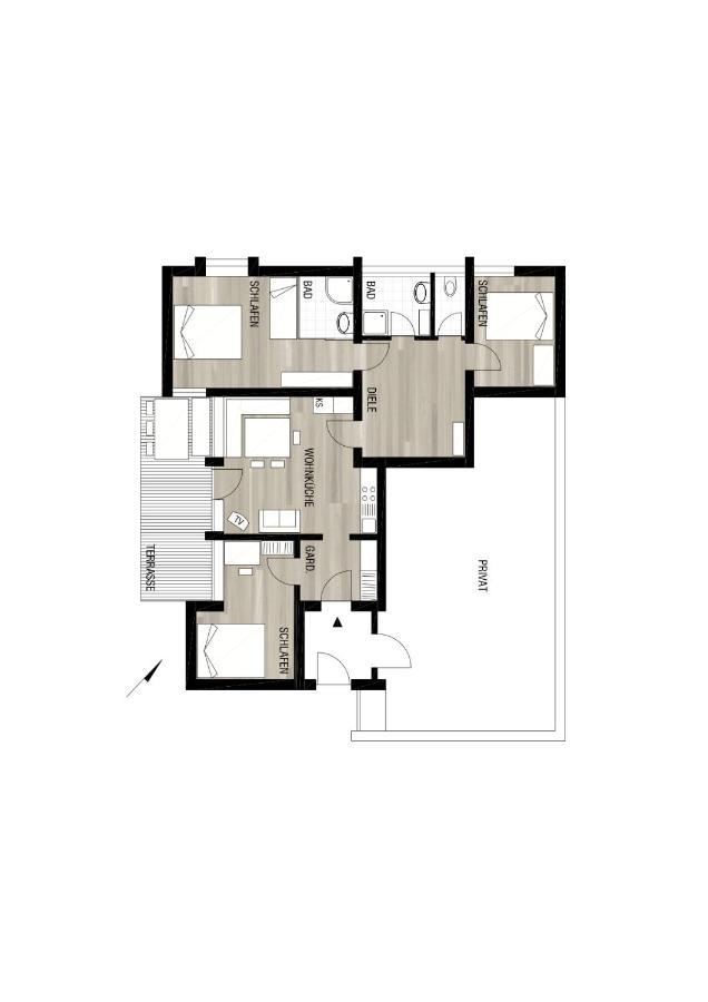Apartament Haus Gueatli Gaschurn Zewnętrze zdjęcie